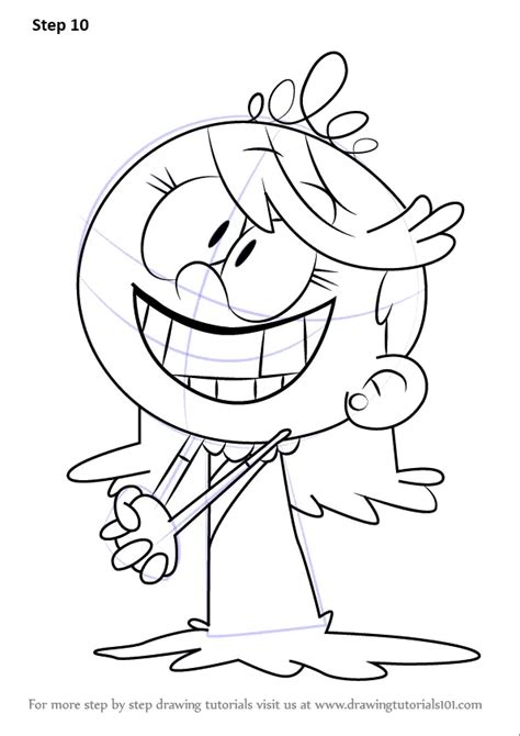 Learn How To Draw Lola Loud From The Loud House The Loud House Step