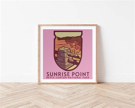 Sunrise Point Print Gaze At The National Parks