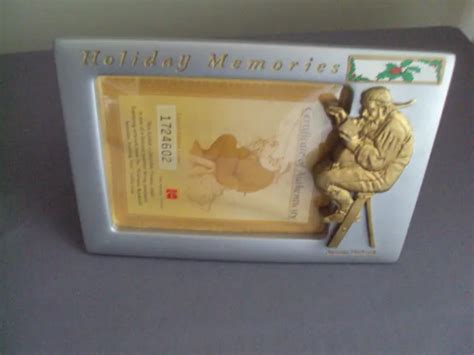 Kodak Collectible Frame Norman Rockwell Holiday Memories 2000 Limited