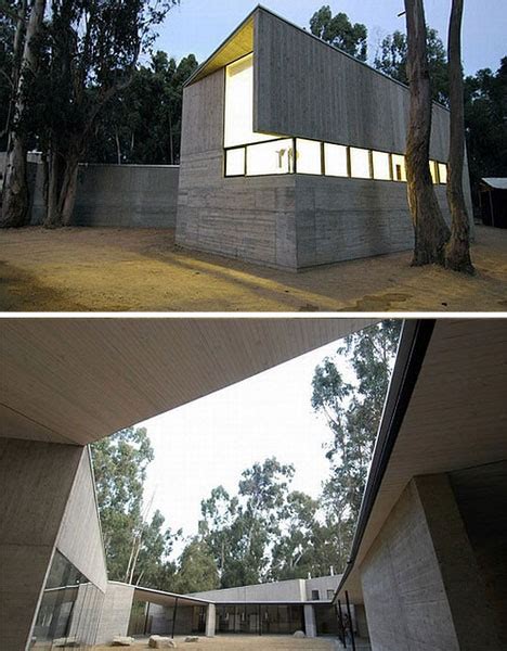 House Design Ultra Modern Concrete Fortress Home