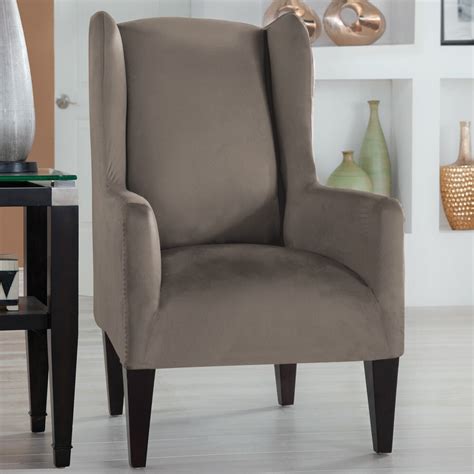 Learn how to slipcover a wingback chair with painter's drop cloth. Tailor Fit Wingback Chair Slipcover | Wayfair