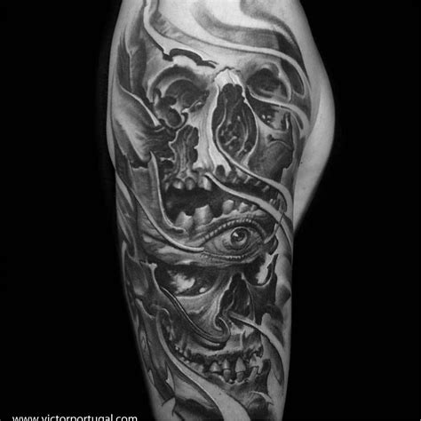 Tattoo Uploaded By Ross Howerton The Fusion Of Horror Imagery Here Is