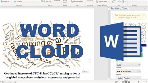 How To Make A Word Cloud In Microsoft Word Youtube