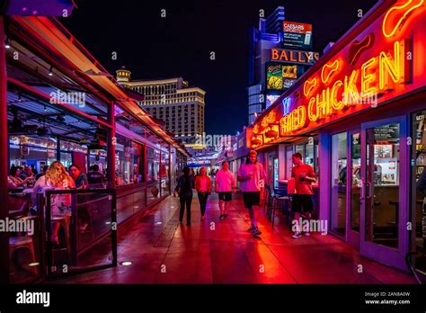 Las Vegas Nevada Usa May 28 2019 Nightlife At City With