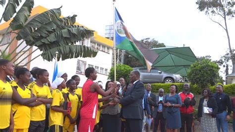 Governor Malombe Flags Off Mbitini Girls Soccer Stars To National Schools Ball Games Youtube