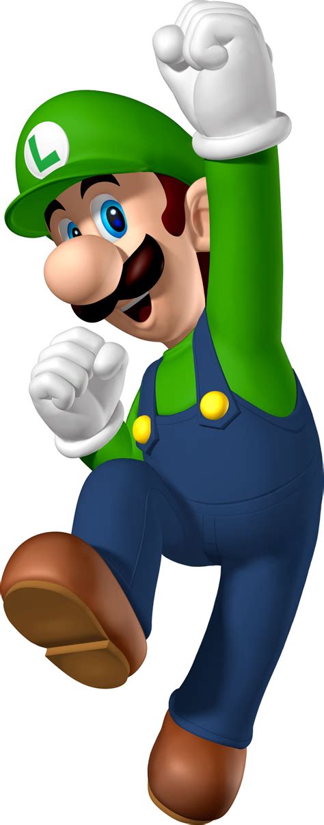 Image Jumping Luigi Artwork New Super Mario Brospng Nintendo