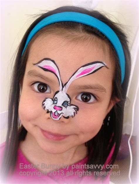 Easter Bunny Face Painting Tutorial Paint Savvy Parties
