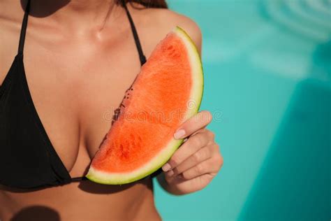 Watermelon Breast Stock Photos Free Royalty Free Stock Photos