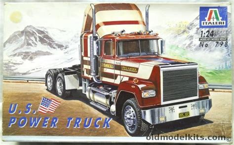 Italeri Us Power Truck Mack Superliner Semi Tractor Trailer