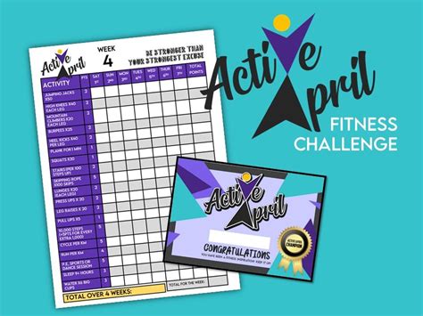 Active April Fitness Challenge 2023 Teaching Resources