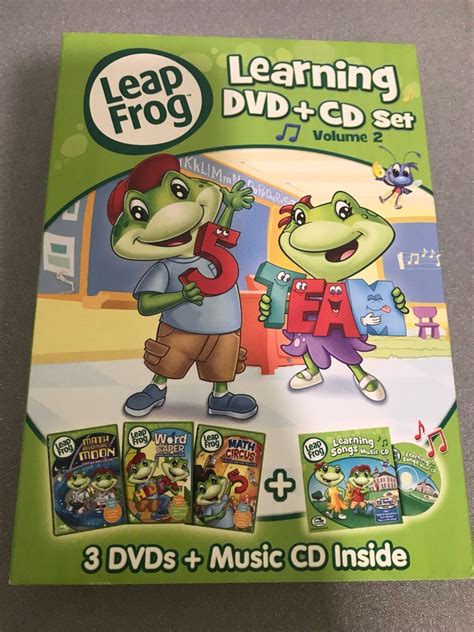 Leapfrog Learning Dvd Cd Set Toys And Games Others On Carousell