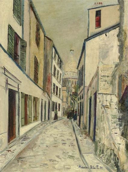 Utrillo Maurice Rue Saint Rustique Circa 1919 Mutualart