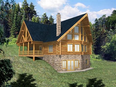 A Frame House Plans With Walkout Basement Walk Out Basement Home