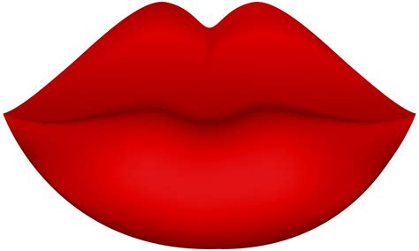 clipart red lips