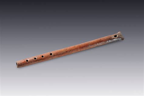 Flauta Tubular El México Antiguo Salas De Arte Prehispánico Museo