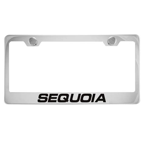 Toyota Sequoia Chrome License Plate Frame Etsy