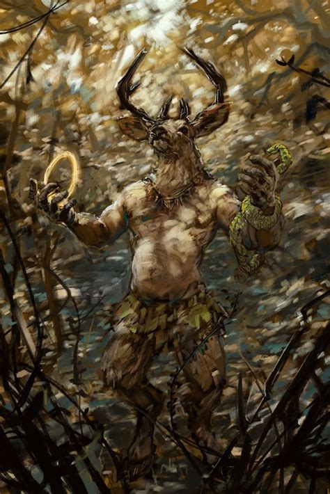 Deities And Demons Cernunnos Celtic Gods Herne The Hunter