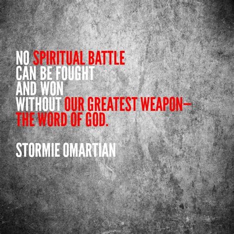 No Spiritual Battle Can Be Fought And Won Without Our Greatest Weapon