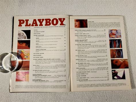 Playboy Magazine October 1982 Playmate Marianne Gravatte Tanya