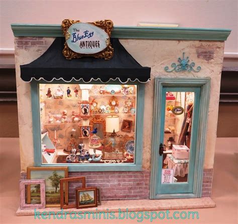 Miniature Shops And Stores By Bgminiatures The Blue Egg Antiques