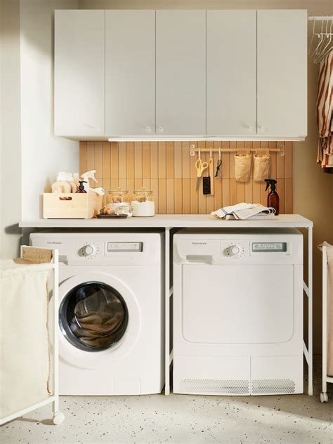 Complete And Compact Set Up For Your Home Laundry Ikea