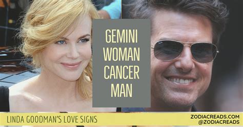 With gemini and cancer compatibility, their star signs are complementary. Gemini Woman and Cancer Man Love Compatibility - Linda Goodman