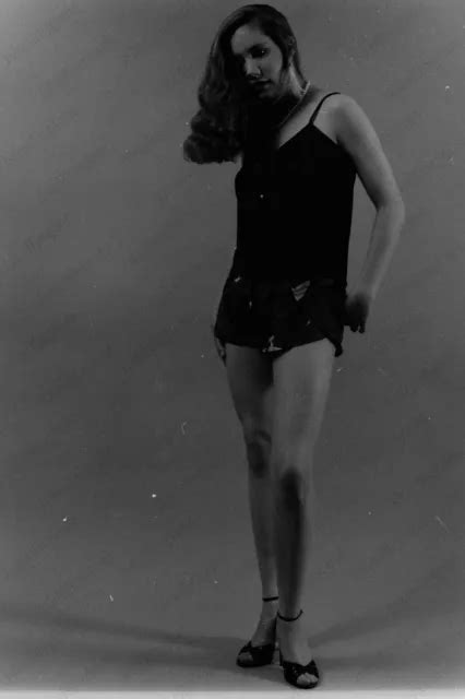 1970s Female Model Glamour Lingerie Pinup Girl Vintage 35mm Negative