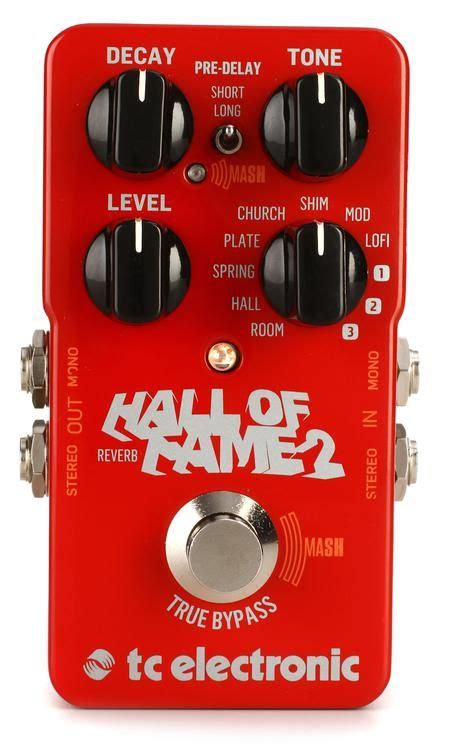 Tc Electronic Hall Of Fame 2 Reverb Pedal Reverb Pedal Effects