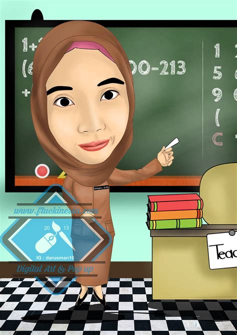 Unduh 85 Gambar Guru Mengajar Muslimah Terbaik Info Gambar