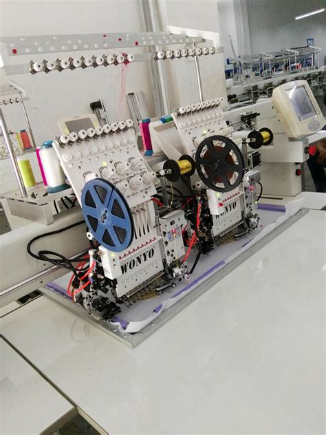Multi Head Computerized Embroidery Machine With 2 Head 912 Colors For