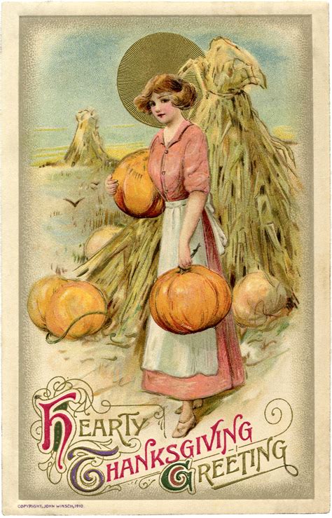 Vintage Thanksgiving Image The Graphics Fairy