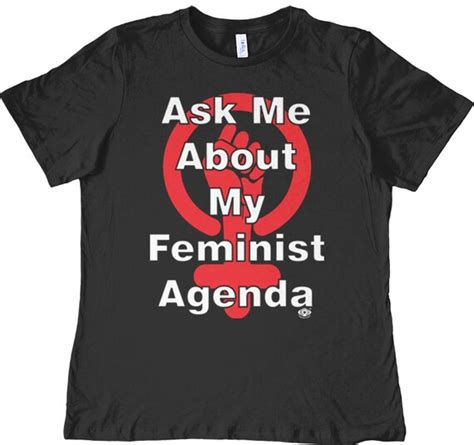 Ask Me About My Feminist Agenda Tee Or Tank Top Feminist Fist