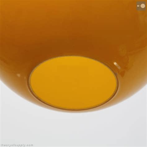 Retro Orange Glass Lamp Shade Globe 1960s Theory Of Supply For Sale Uk