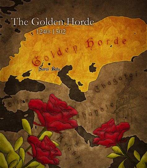 Golden Horde Map Civ5 Style By C O F On Deviantart