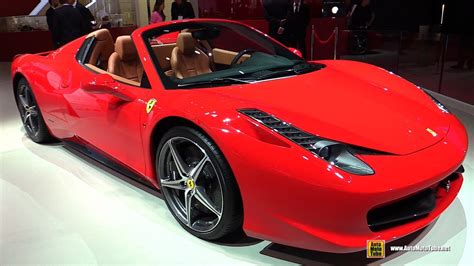 Get information and pricing about ferrari cars, read reviews and articles, and find inventory near you. 2015 Ferrari 458 Spider - Exterior and Interior Walkaround - 2014 Paris Auto Show - YouTube