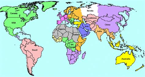 Sul mappamondo sono raffigurati quasi tutti i paesi della terra in argento e in lingua inglese. Mappa di Italia Mondo Regionale | Mappa del Mondo Regionale