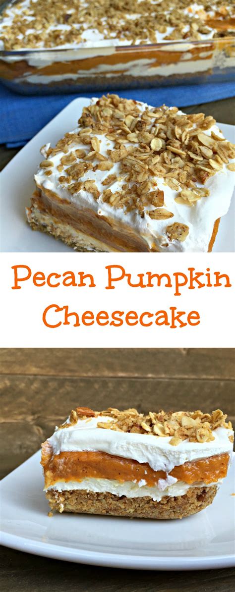 Home food news restaurants almost as impressive as the delicious cheesecake from the cheesecake fact. Lightened Up Pecan Pumpkin Cheesecake