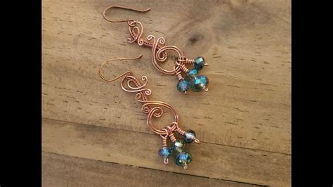 Wire Wrap Jewelry Tutorial Beginner Weave Project ~ Woven Vine Earrings