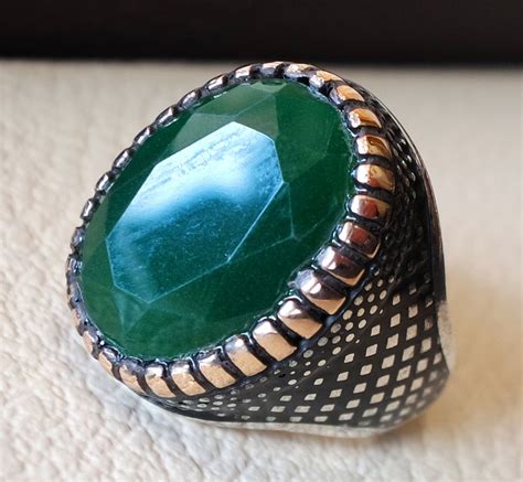 Deep Fancy Opaque Emerald Green Synthetic Corundum Oval Stone Etsy