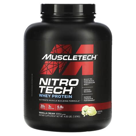 Nitro Tech Whey Protein Performance Series 4 Libras Muscletech