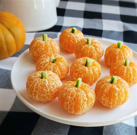 Mandarin Orange Pumpkin Treats Healthy Halloween Grits And Gouda