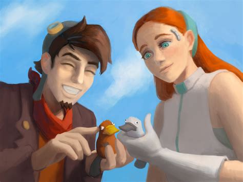 Deponia Rufus And Goal And The Platypuses By Gooseupii On Deviantart