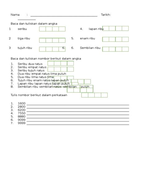Tambahkan nombor halaman ke dalam pdf dengan beberapa klik, halaman nombor dengan cepat dan mudah. Matematik Tahun 3 Mengenal Nombor Tulis Dalam Angka Dan ...