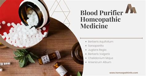 Unlock The Power Of Blood Purifier Homeopathic Medicine For A Healthier