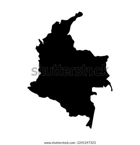 Imagenes Mapa De Colombia Silueta Mapa De Colombia Vector De Stock
