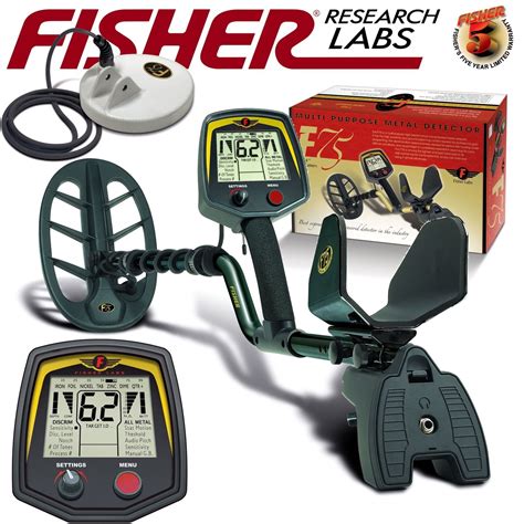 Fisher F75 Limited Edition Black Metal Detector W 2 Dd Waterproof