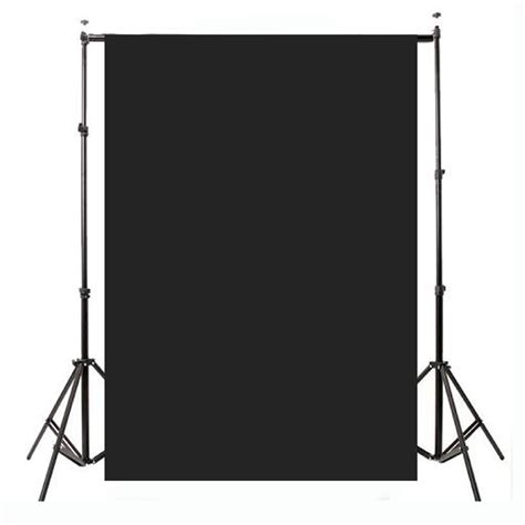 21×15m 5x7ft Plain Black Thin Vinyl Studio Backdrop Photography Prop
