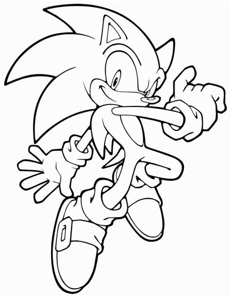 Dibujos De Sonic Para Colorear E Imprimir Gratis For