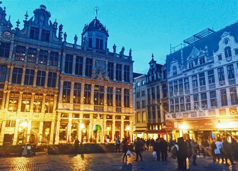 La Grande Piazza Di Bruxelles La Capitale Del Belgio Famosa Storica