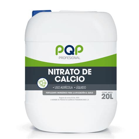 Fertilizante Nitrato De Calcio L Quido Pqp Profesional